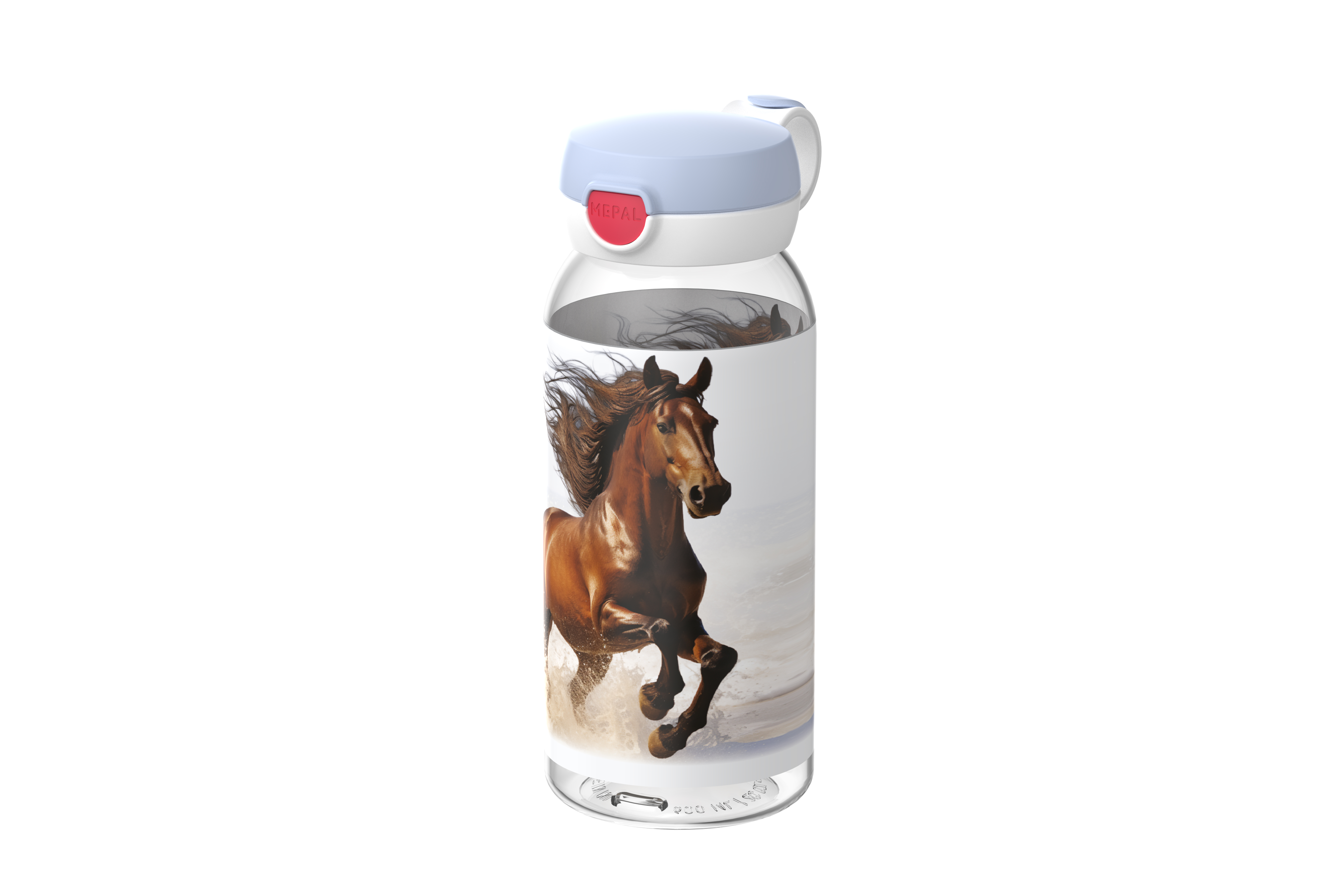 Mepal Campus Wild Horse - drinkfles met flipdop 600 ml