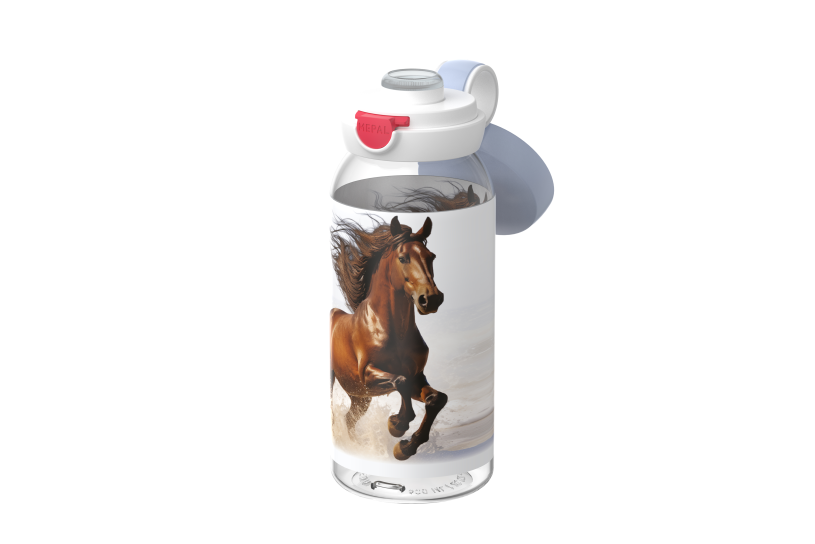 Mepal Campus Wild Horse - drinkfles met flipdop 600 ml