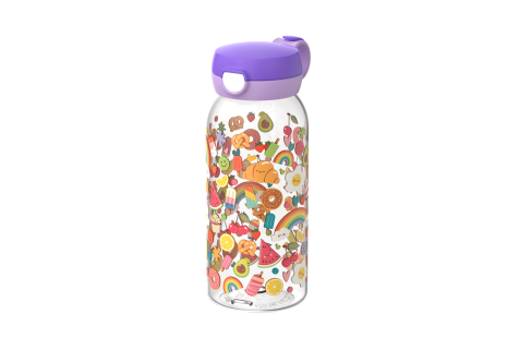 Mepal Campus Food Fest - drinkfles met flipdop 600 ml