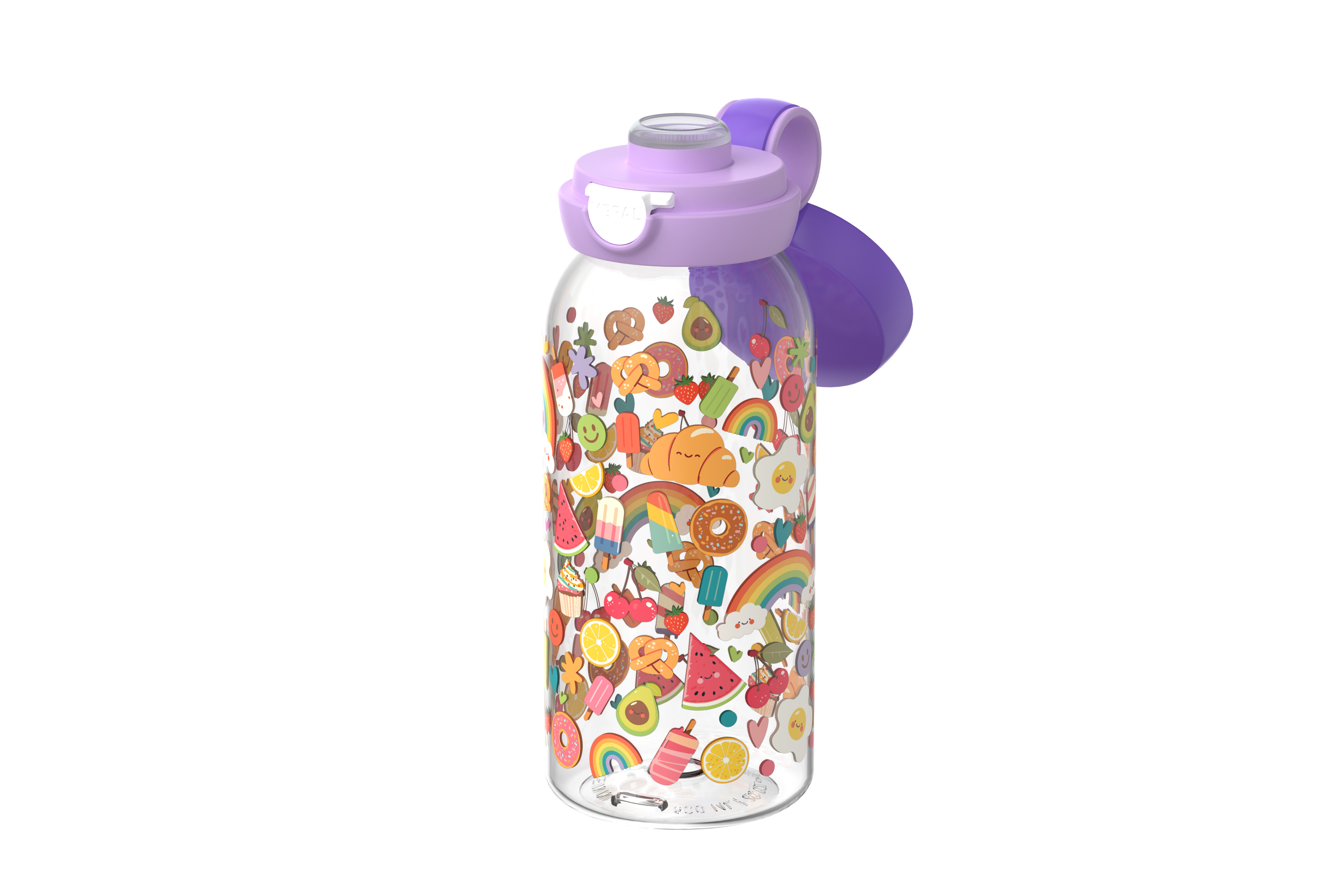 Mepal Campus Food Fest - drinkfles met flipdop 600 ml