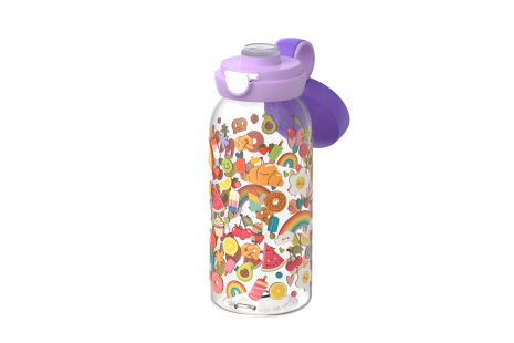 Mepal Campus Food Fest - drinkfles met flipdop 600 ml