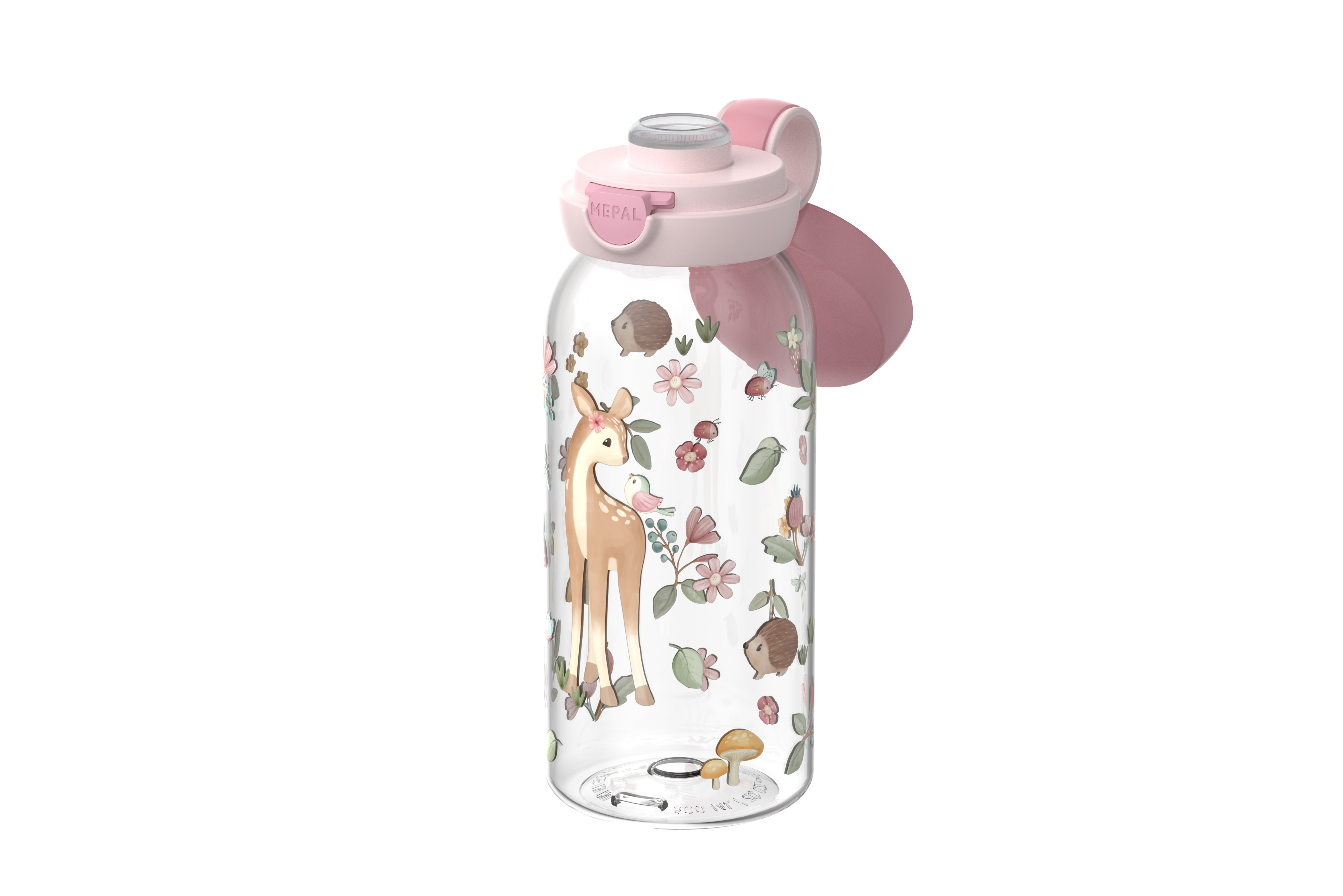 Mepal Campus Fairy Garden - drinkfles met flipdop 600 ml