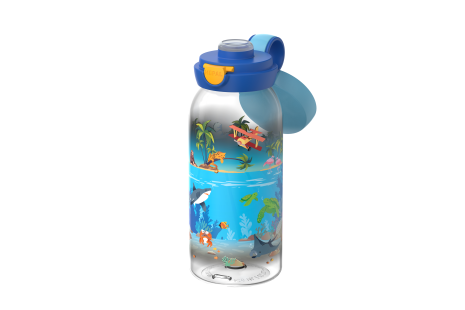 Mepal Campus Tropical Ocean - drinkfles met flipdop 600 ml
