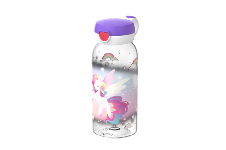 Mepal Campus Unicorn Glow - drinkfles met flipdop 600 ml