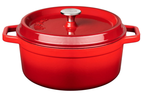 Sola Braadpan Emaille Rood 28cm