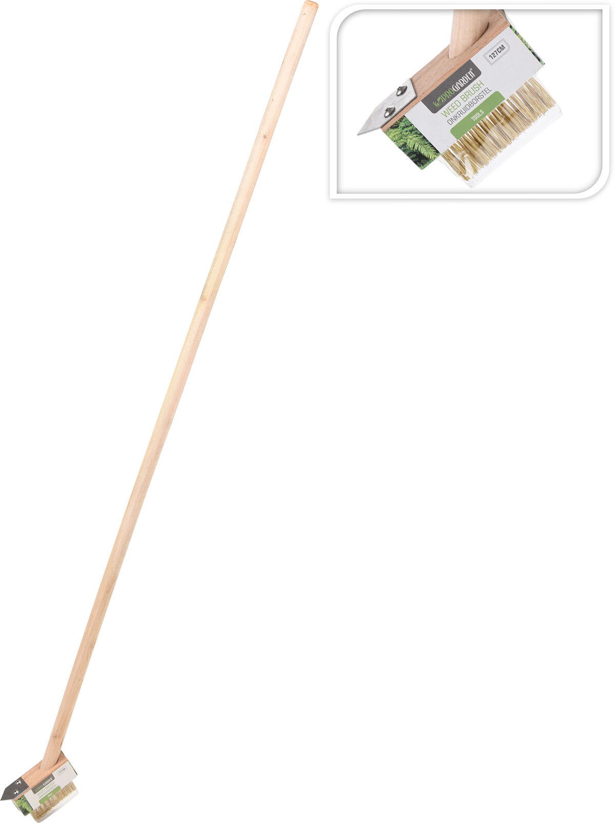 Onkruidborstel inclusief steel