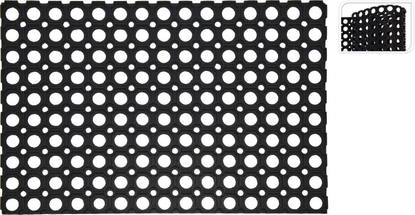 Deurmat rubber 60X40cm