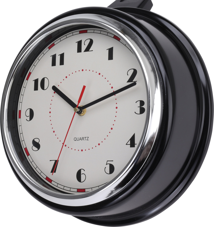 Wandklok Retro design 298x97mm