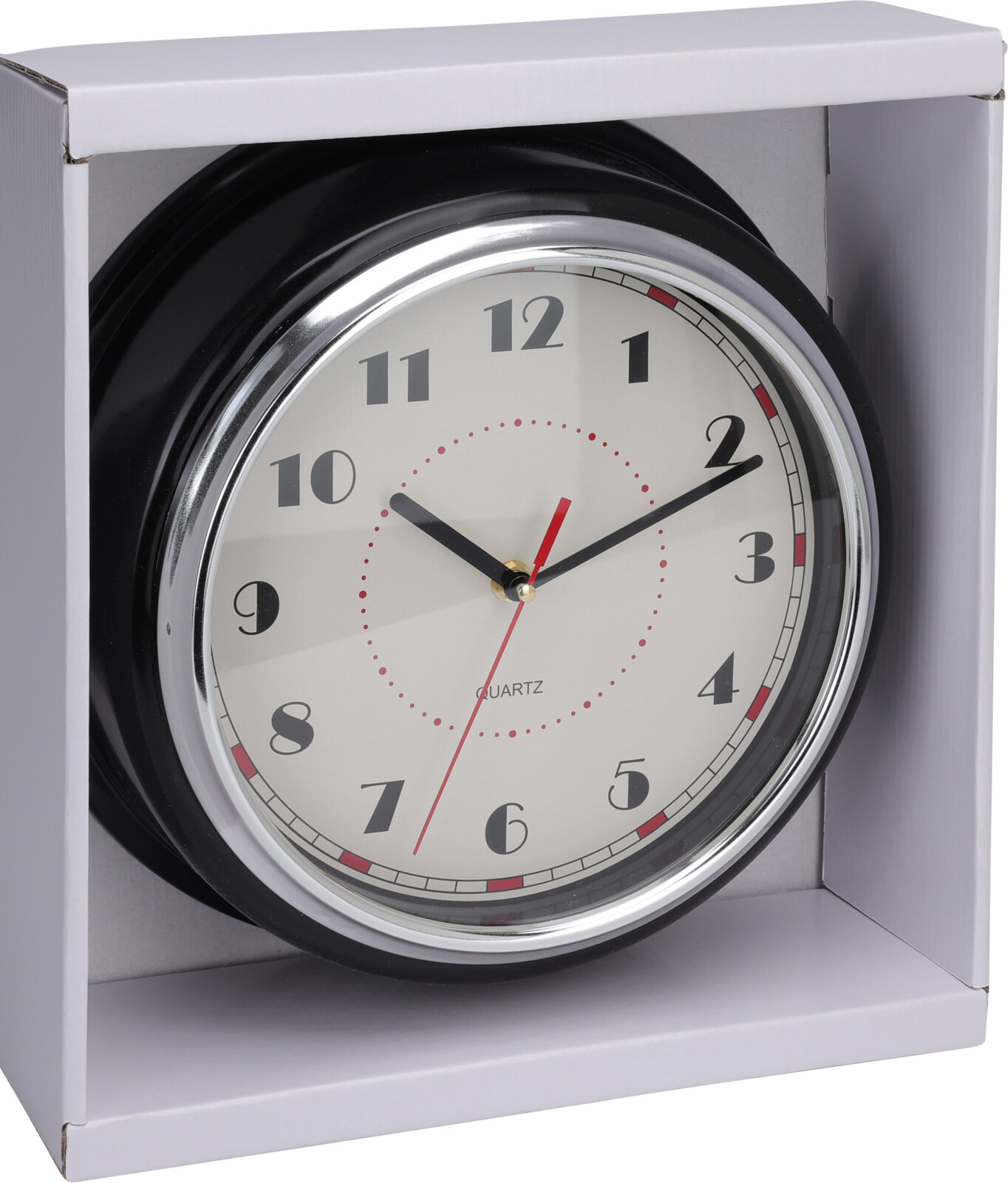 Wandklok Retro design 298x97mm