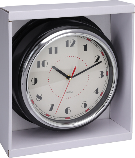 Wandklok Retro design 298x97mm
