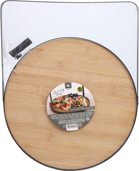 EH Serveerplateau bamboo met handvat
