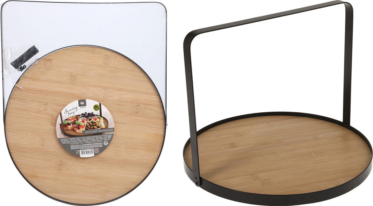 EH Serveerplateau bamboo met handvat