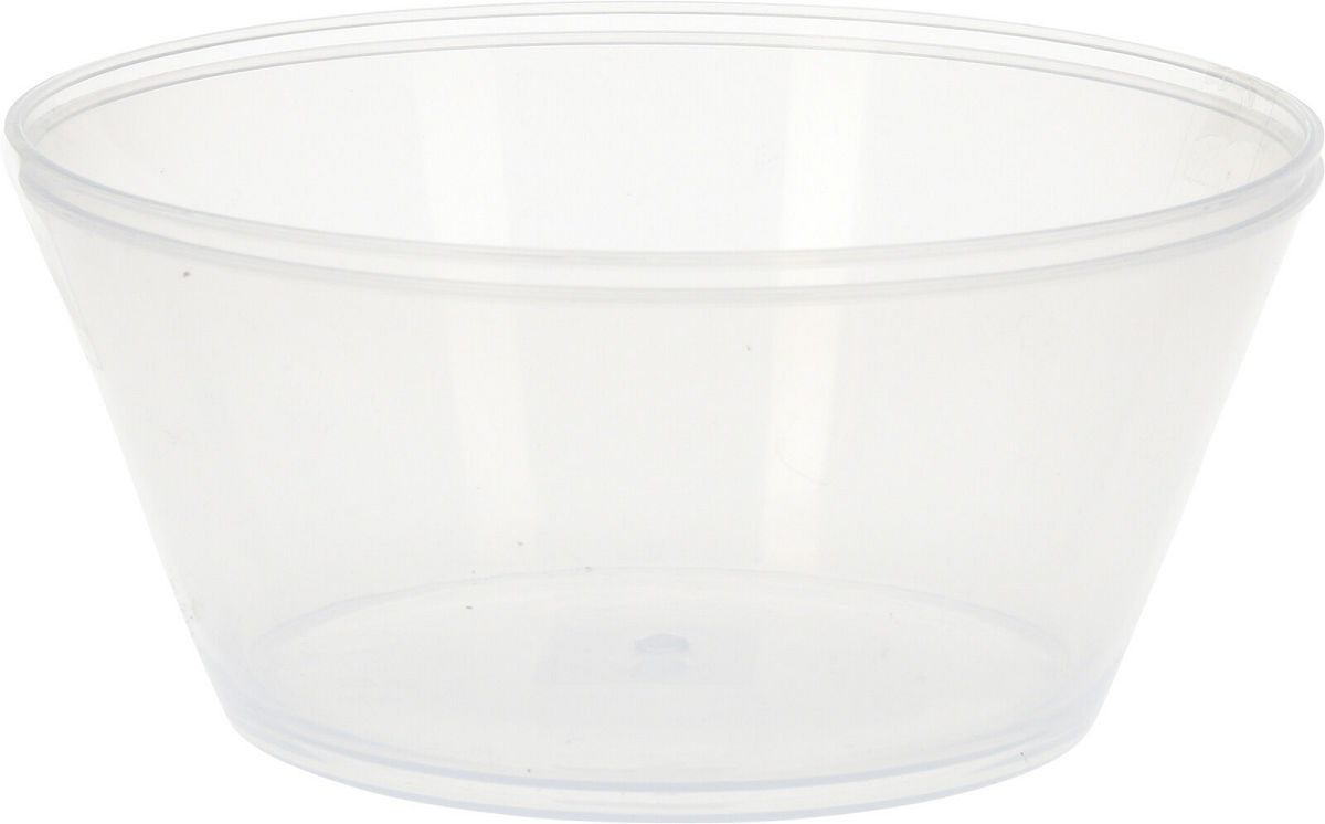 Re-Usable Transparant Schaal PP 750 set 2 stuks