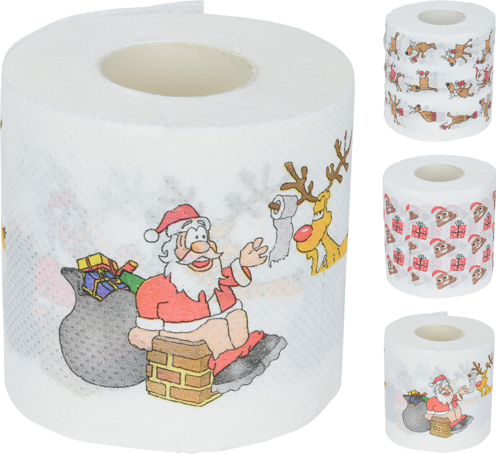 Toiletpapier Kerst 3 assorti