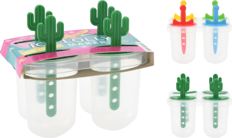 IJslollymaker 4 stuks assorti kleuren