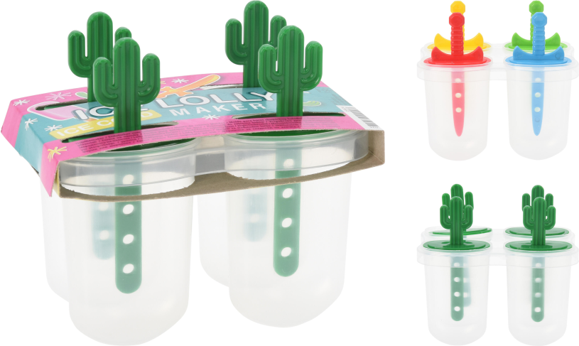 IJslollymaker 4 stuks assorti kleuren