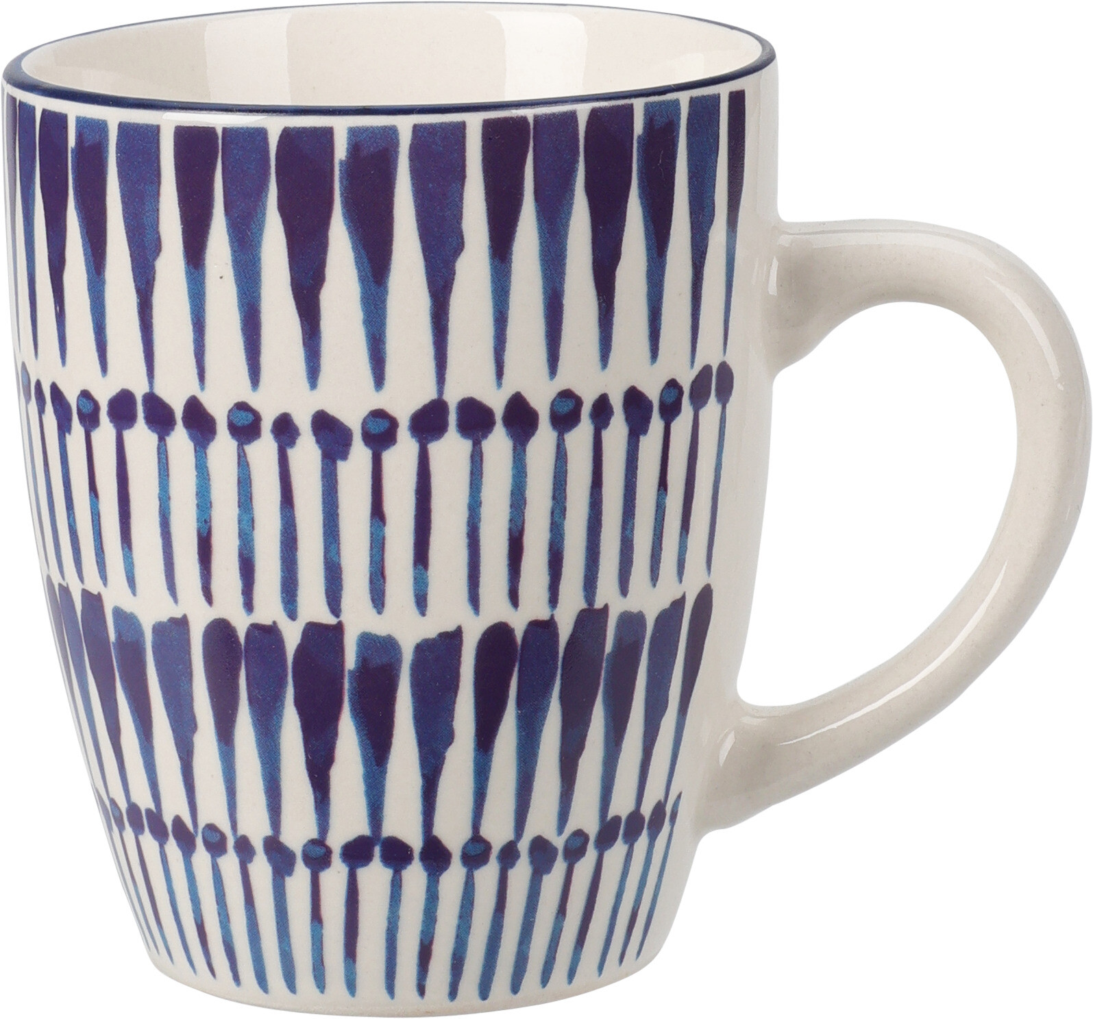 Beker porselein 35cl blue assorti