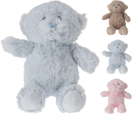 Beer Pluche 20cm 2 assorti kleur