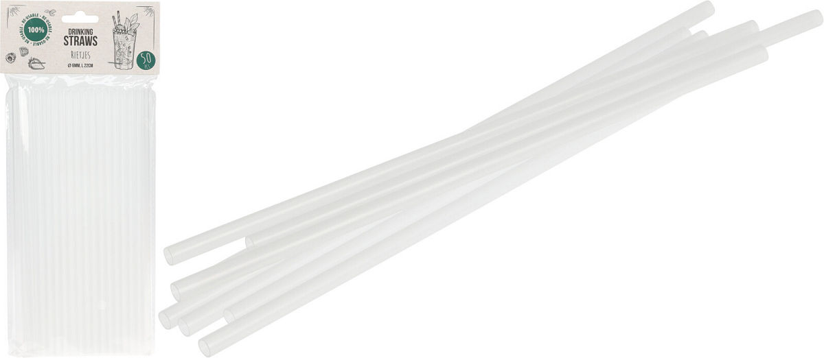 Rietjes Transparant PP Set van 50 stuks