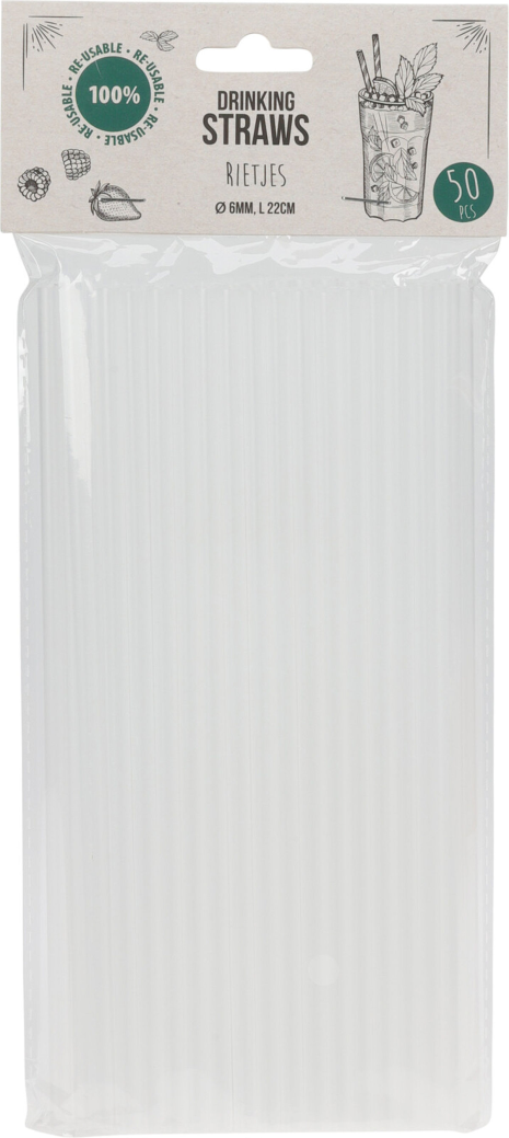 Rietjes Transparant PP Set van 50 stuks
