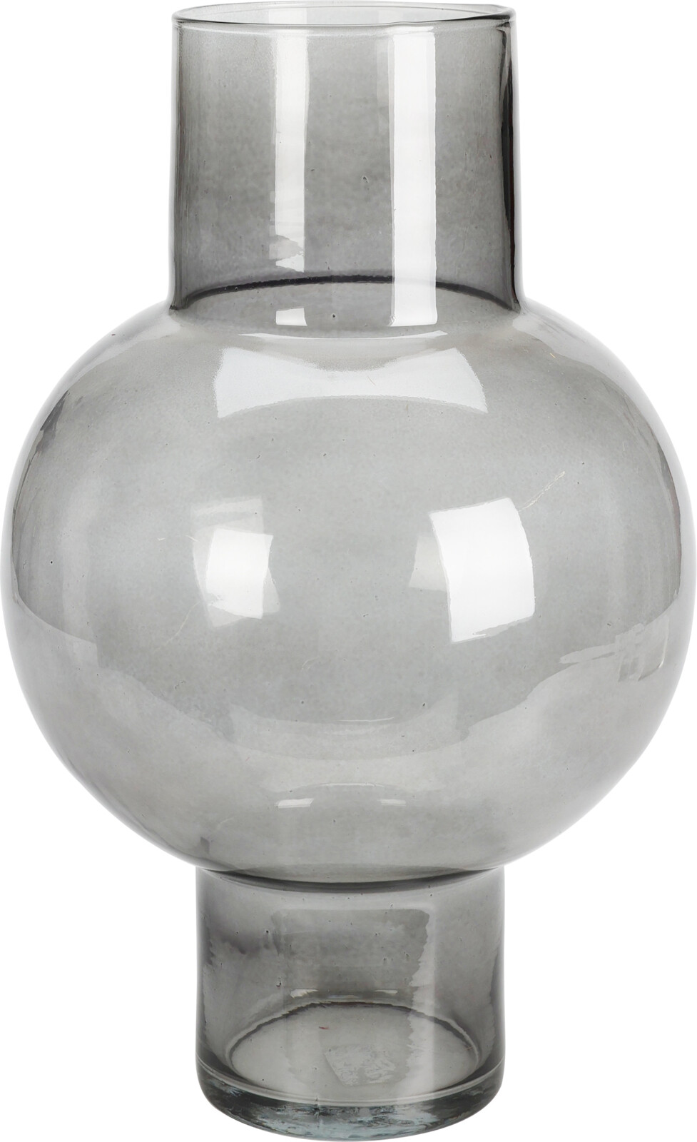 Vaas Recycled Glas 25x40cm - Smoke