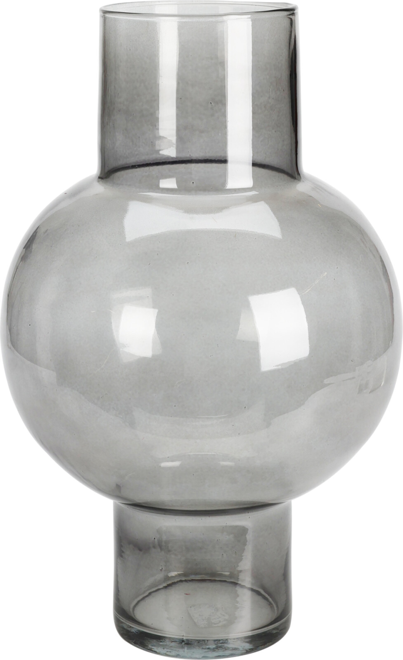 Vaas Recycled Glas 25x40cm - Smoke