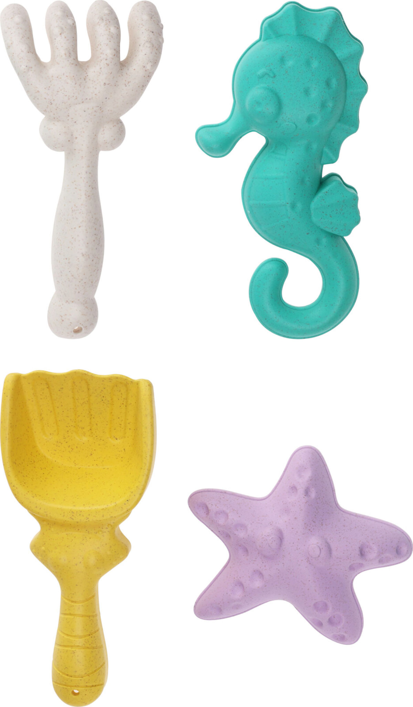 Strandset pastel 4-delig