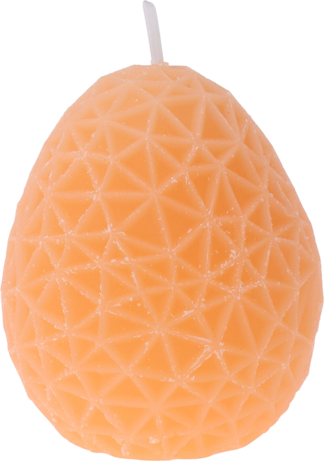 Kaars ei pastel kleuren 5x7cm assorti