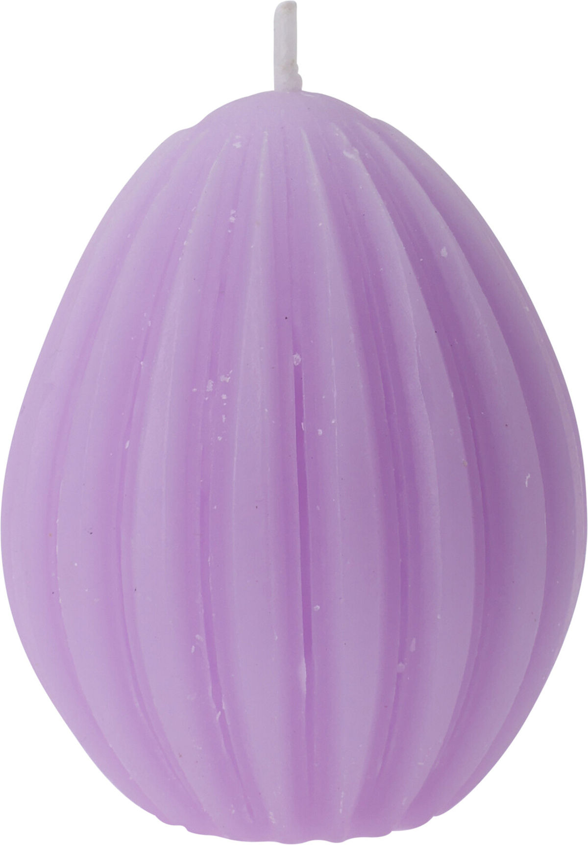 Kaars ei pastel kleuren 5x7cm assorti