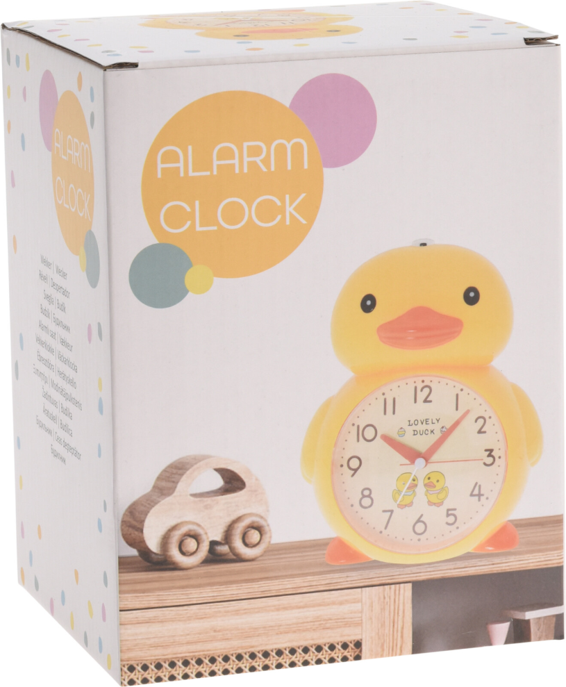 Wekker dieren design assorti