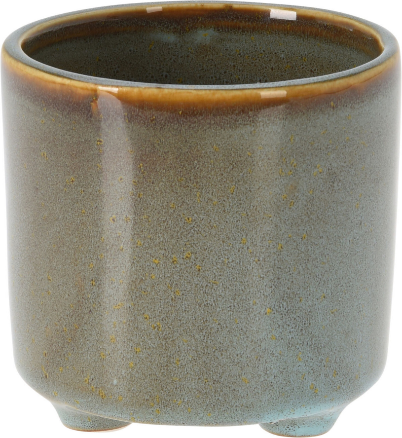 Bloempot porselein 10x10cm - assorti