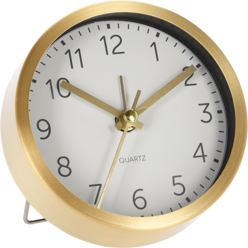 Wekker Alu 9x3,5cm assorti