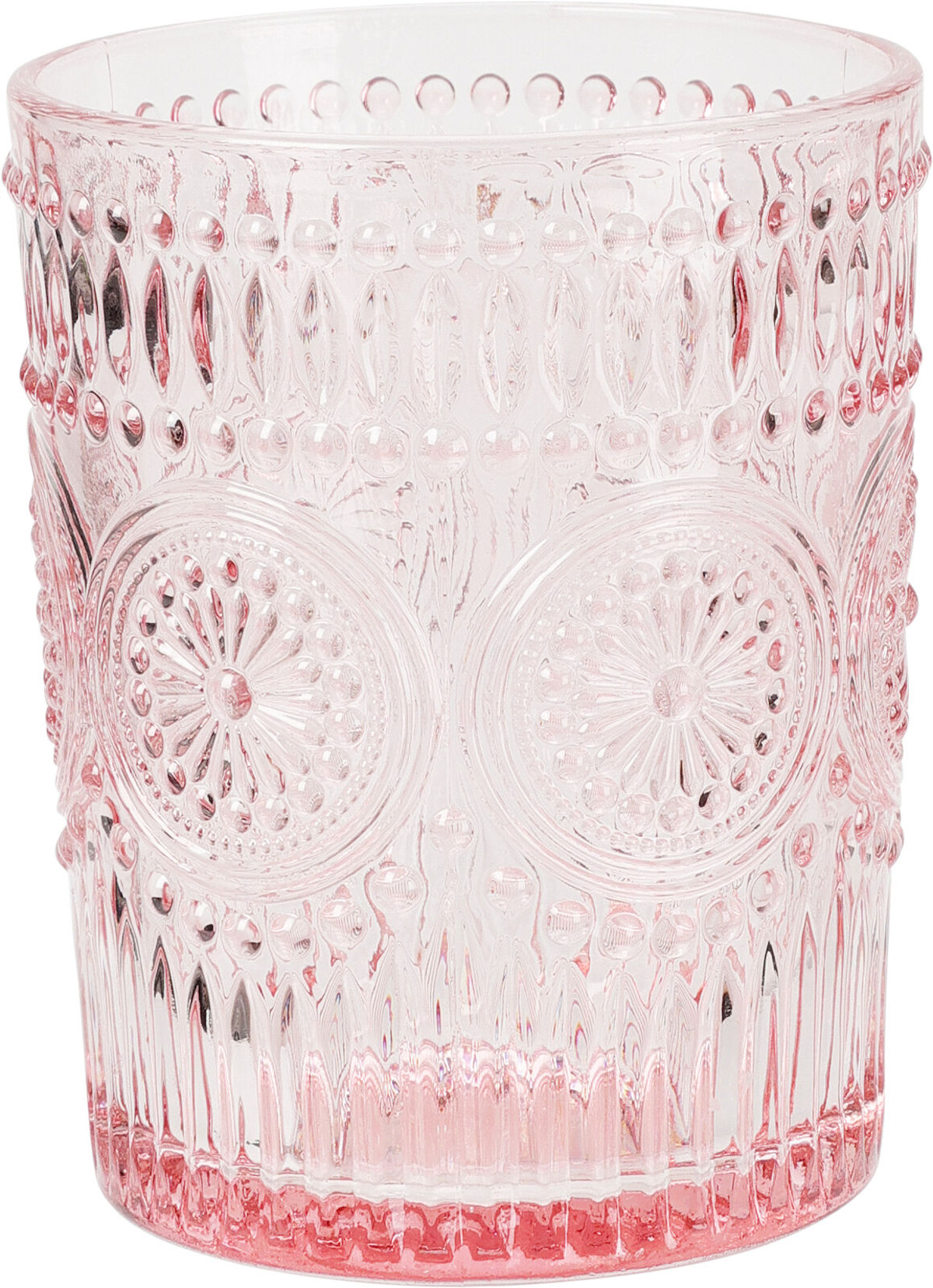 Theelichthouder relief 8x10cm assorti