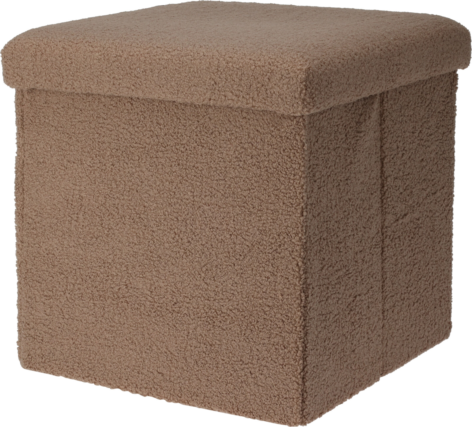 Opbergpoef Teddy 38x38x38cm assorti teddy