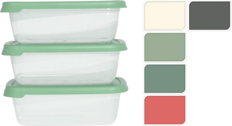 Voorraaddoos set 3-delig - 600ml