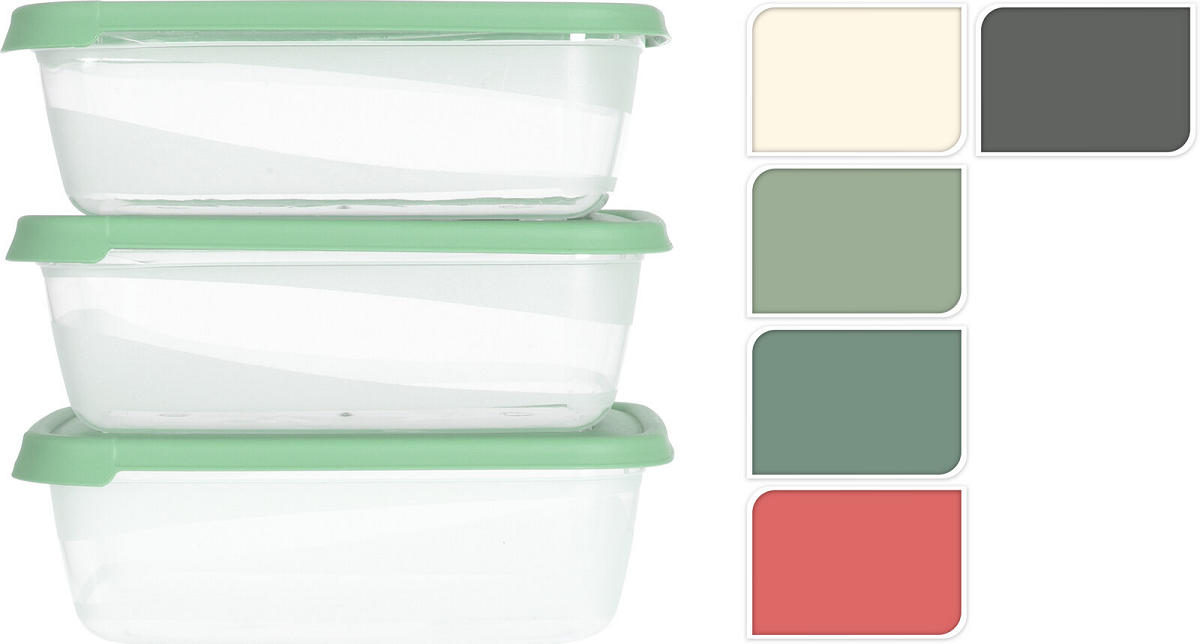 Voorraaddoos set 3-delig - 1200ml