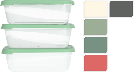 Voorraaddoos set 3-delig - 1200ml