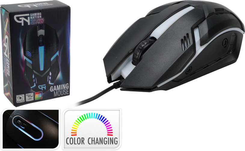 Computer game muis met licht