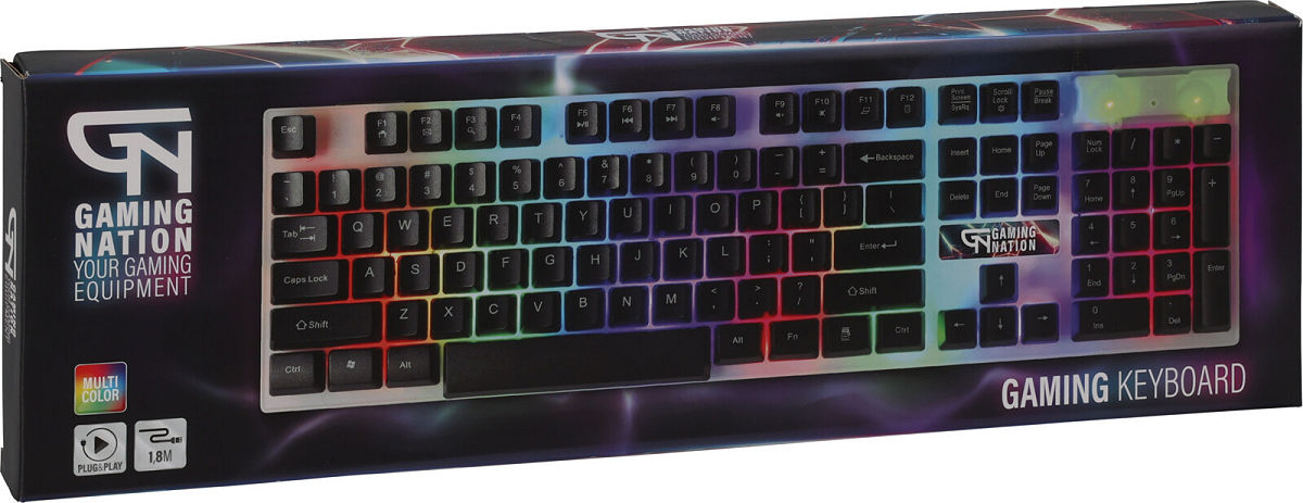 Computer game toetsenbord met licht