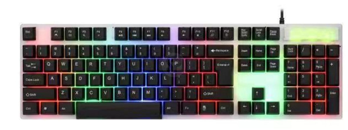 Computer game toetsenbord met licht