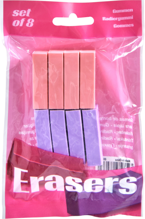 Gummen in zak set 8 stuks assorti