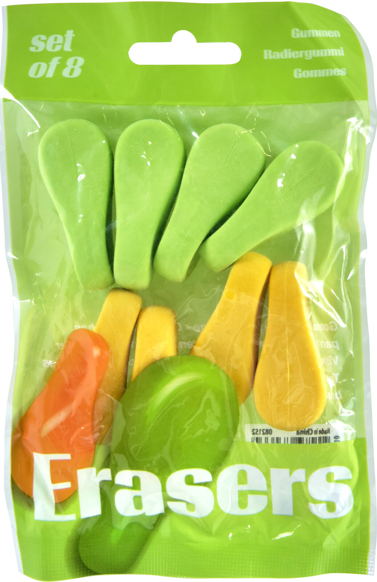 Gummen in zak set 8 stuks assorti