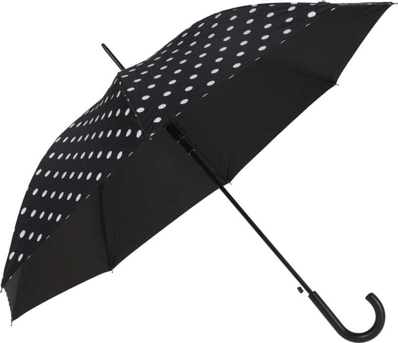 Paraplu 104cmx86cm stippen assorti
