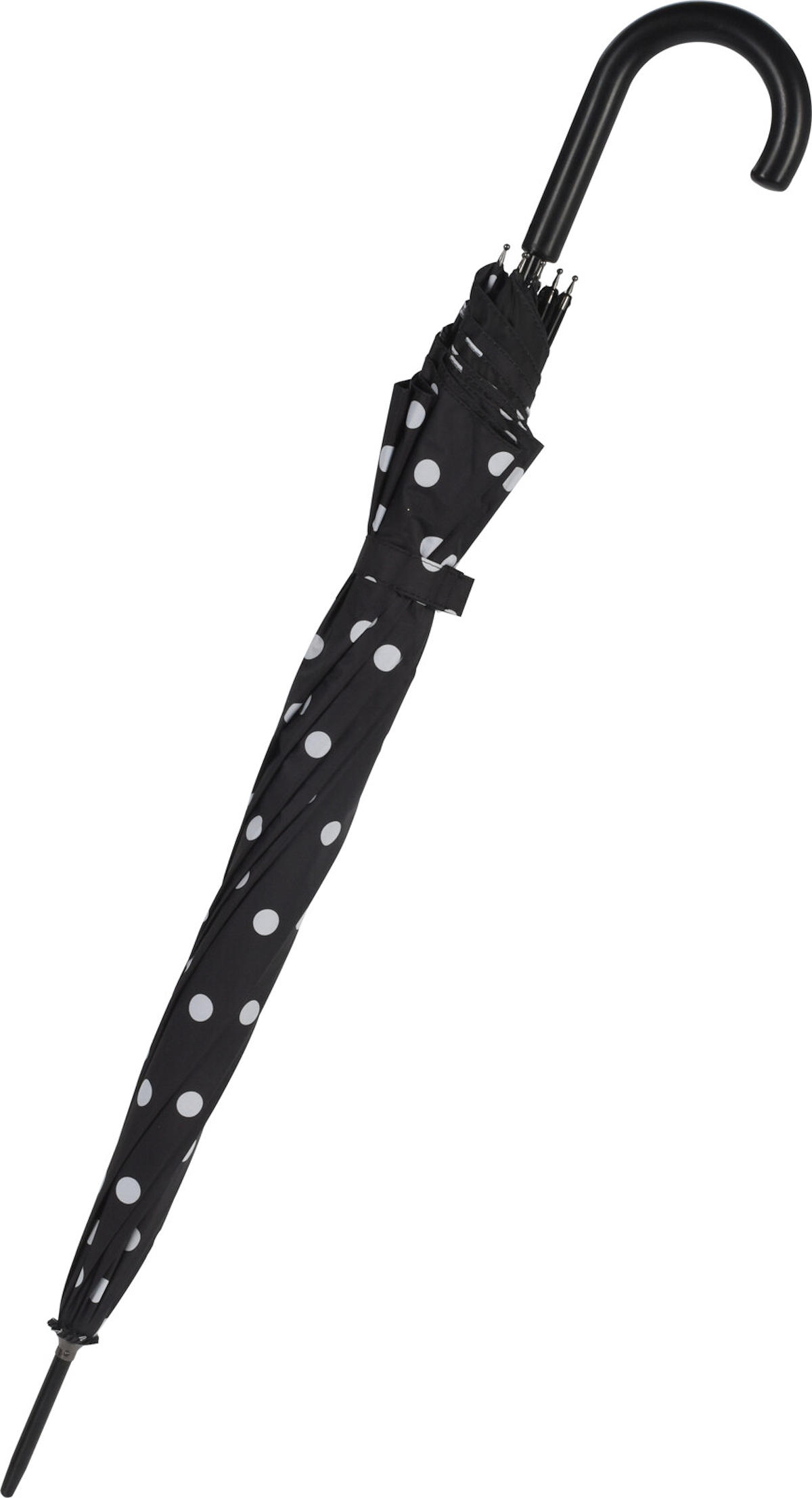 Paraplu 104cmx86cm stippen assorti
