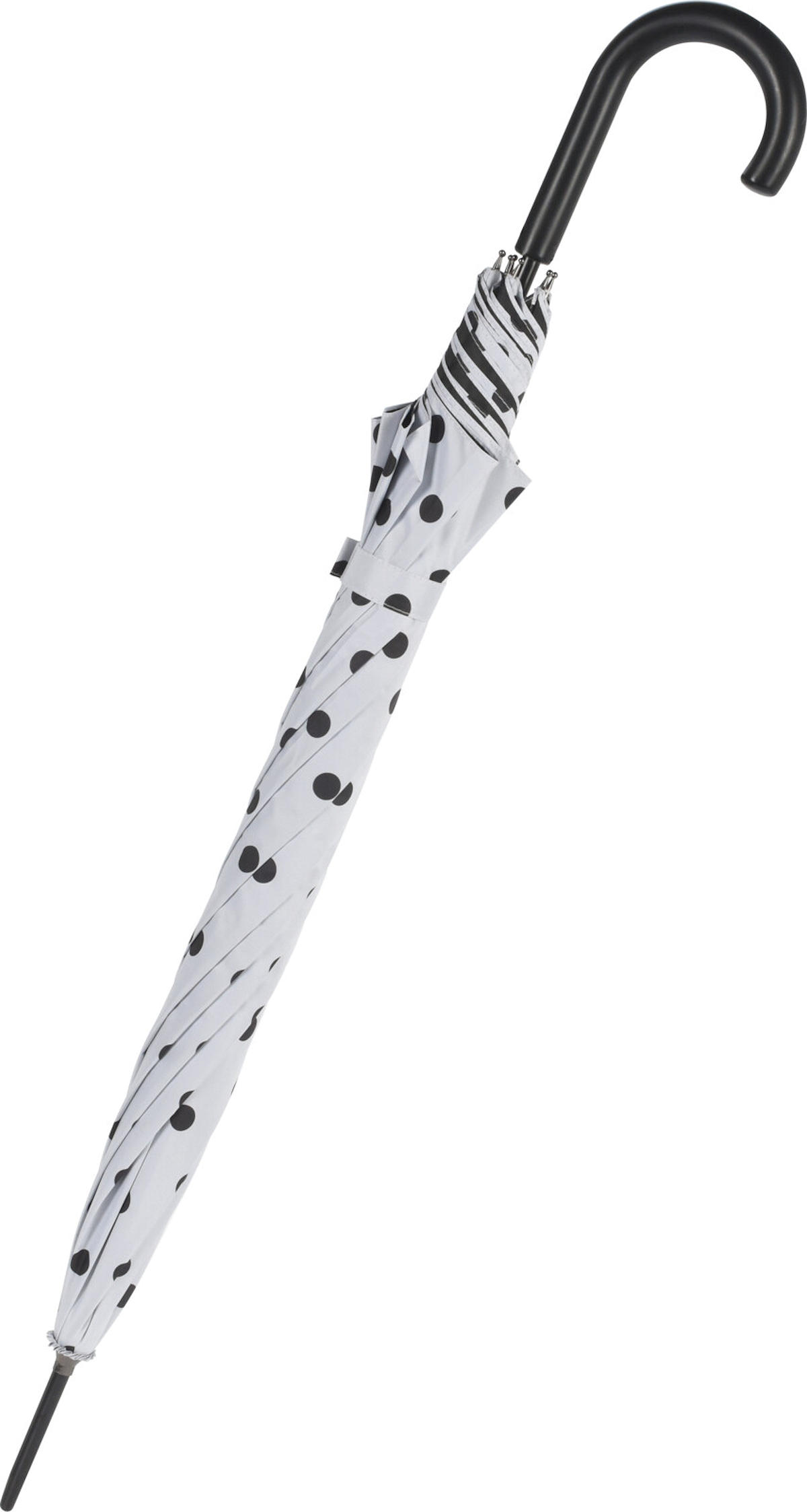 Paraplu 104cmx86cm stippen assorti