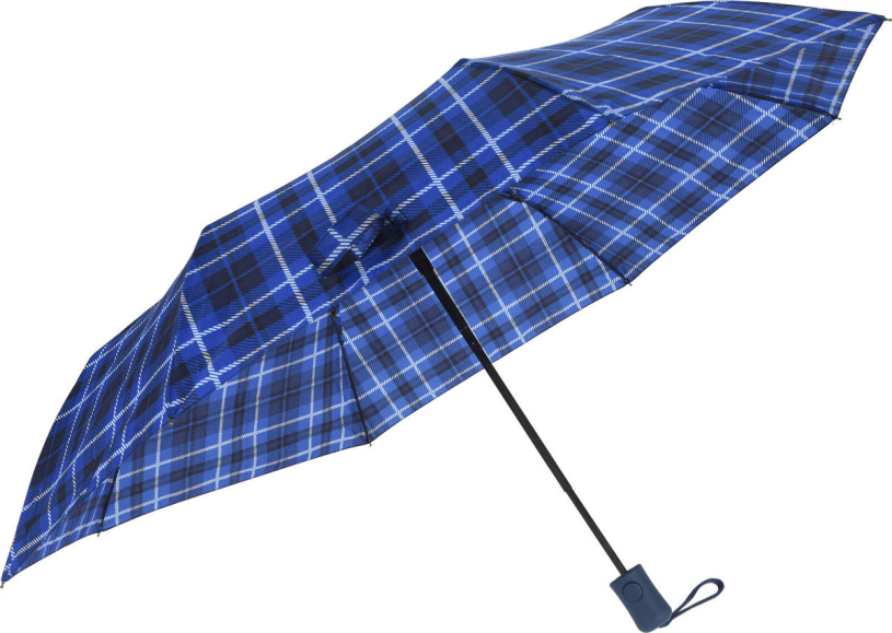 Paraplu vouwbaar 99cmx57cm geruit assorti