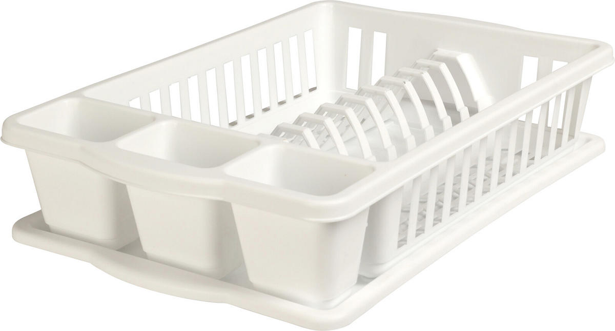 Afdruiprek incl. plateau 495x260x88mm - wit