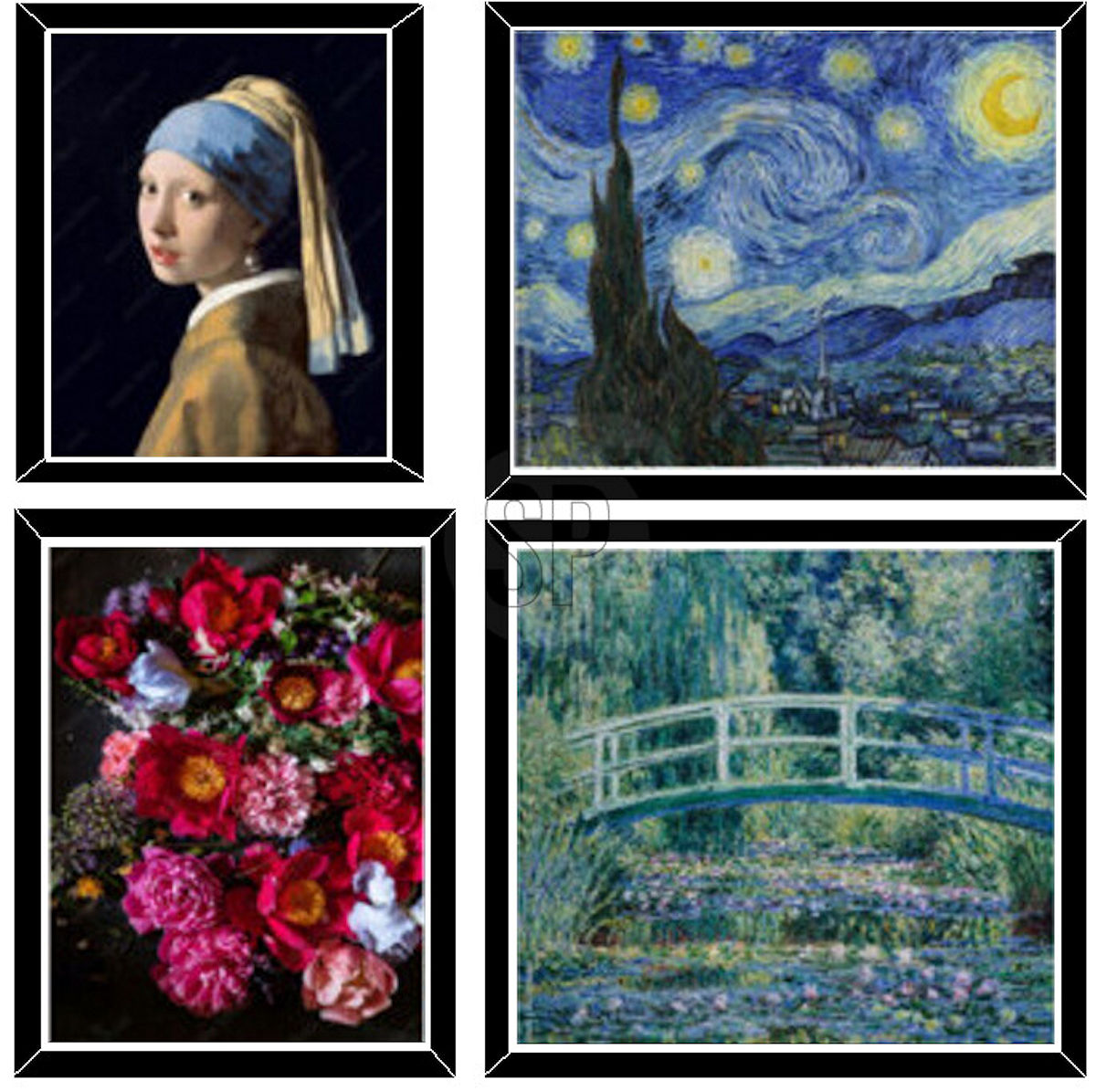 Diamond Painting set 40x50cm met lijst assorti