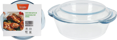Termolex Ovenschaal glas met deksel 1,5 L