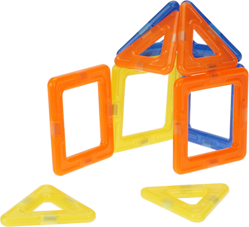 Magnetisch constructie set 10-delig op kaart